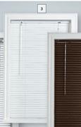 Designhouse 25mm Aluminium White Venetian Blinds 1m x 600mm-Each