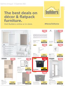 Builders Lusaka & Makeni : The Best Deals On Decor & Flatpack Furniture (23 August - 12 September 2022), page 1