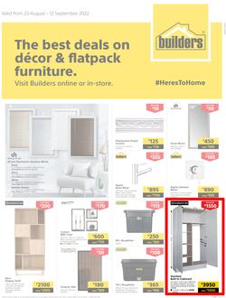 Builders Lusaka & Makeni : The Best Deals On Decor & Flatpack Furniture (23 August - 12 September 2022), page 1