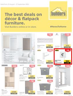 Builders Lusaka & Makeni : The Best Deals On Decor & Flatpack Furniture (23 August - 12 September 2022), page 1