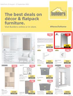 Builders Lusaka & Makeni : The Best Deals On Decor & Flatpack Furniture (23 August - 12 September 2022), page 1