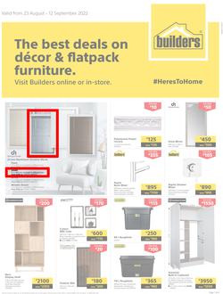Builders Lusaka & Makeni : The Best Deals On Decor & Flatpack Furniture (23 August - 12 September 2022), page 1