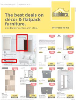 Builders Lusaka & Makeni : The Best Deals On Decor & Flatpack Furniture (23 August - 12 September 2022), page 1