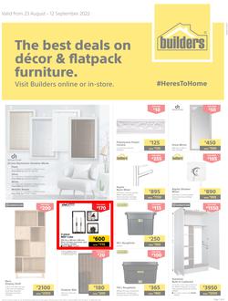 Builders Lusaka & Makeni : The Best Deals On Decor & Flatpack Furniture (23 August - 12 September 2022), page 1