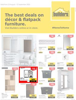 Builders Lusaka & Makeni : The Best Deals On Decor & Flatpack Furniture (23 August - 12 September 2022), page 1