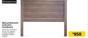 Home & Kitchen Walnut Bedroom Collection Headboard-1.36m (h) x 1.8m (w) x 40mm (d)