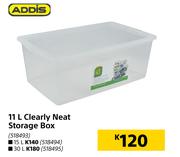Addis 11L Clearly Neat Storage Box