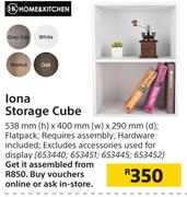 Home & Kitchen Iona Storage Cube 538mm (h) x 400mm (w) x 290mm (d)