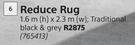 Reduce Rug-1.6m (h) x 2.3m (w)