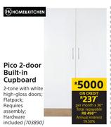 Home & Kitchen Pico 2 Door Built In Cupboard