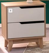 Rodus 2 Drawer Pedestal-515mm (h) x 360mm (w) x 600mm (d)