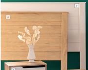 HK Headboard White-1.36m (h) x 1.83 (w) x 40mm (d)