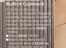 Home & Kitchen Standard 2 Door Built In Cupboard-2.1m (h) x 1.22m (w) x 500mm (d)