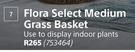 Flora Select Medium Grass Basket
