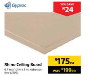 Gyproc Rhino Ceiling Board-6.4m x 1.2m x 3m Each