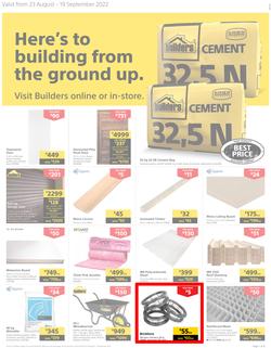 Builders Inland : Here's To Building From The Ground Up (23 August - 19 September 2022), page 1