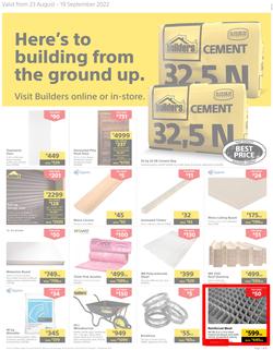 Builders Inland : Here's To Building From The Ground Up (23 August - 19 September 2022), page 1