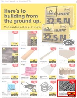 Builders Inland : Here's To Building From The Ground Up (23 August - 19 September 2022), page 1