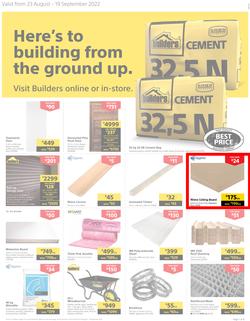 Builders Inland : Here's To Building From The Ground Up (23 August - 19 September 2022), page 1