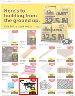 Builders Inland : Here's To Building From The Ground Up (23 August - 19 September 2022), page 1