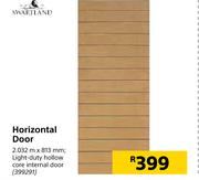 Swartland Horizontal Door-2032m x 813mm