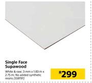 Single Face Supawood