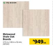 PG Bison Melawood Shale Oak Boards-2.75m x 1.83m x 16mm Each