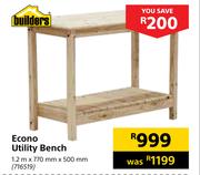 Builders Econo Utility Bench-1.2m x 770mm x 500mm
