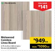 PG Bison Melawood Coimbra Linea Board-2.75m (h) x 1.83m (w) x 16mm (d) Each