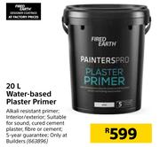 Fired Earth Water Based Plaster Primer-20L 