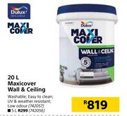 Dulux Maxicover Wall & Ceiling-5L