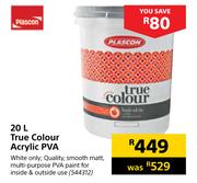 Plascon True Colour Acrylic PVA-20L