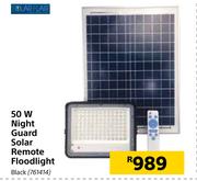 Solar Flair 50W Night Guard Solar Remote Floodlight Black