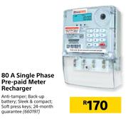 80A Single Phase Pre Paid Meter Recharger