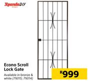 Xpanda Diy Econo Scroll Lock Gate