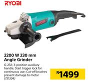 Ryobi 2200 W 230 mm Angle Grinder G-232