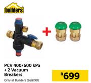 Builders PCV 400/600 KPa+2 Vacuum Breakers