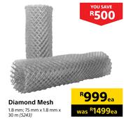 Diamond Mesh 1.8 mm; 75 mm x 1.8 mm x 30 m- Each