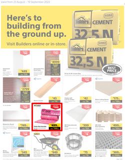 Builders KwaZulu-Natal : Here's To Building From The Ground Up (23 August - 19 September 2022), page 1
