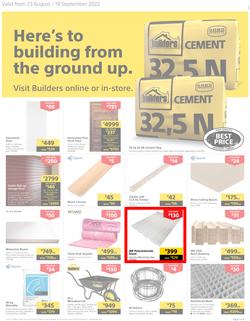 Builders KwaZulu-Natal : Here's To Building From The Ground Up (23 August - 19 September 2022), page 1