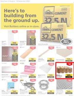 Builders KwaZulu-Natal : Here's To Building From The Ground Up (23 August - 19 September 2022), page 1