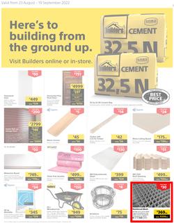 Builders KwaZulu-Natal : Here's To Building From The Ground Up (23 August - 19 September 2022), page 1