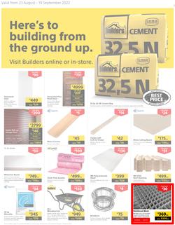 Builders KwaZulu-Natal : Here's To Building From The Ground Up (23 August - 19 September 2022), page 1