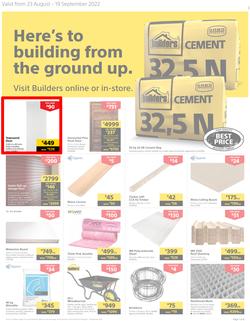 Builders KwaZulu-Natal : Here's To Building From The Ground Up (23 August - 19 September 2022), page 1