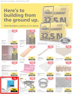 Builders KwaZulu-Natal : Here's To Building From The Ground Up (23 August - 19 September 2022), page 1