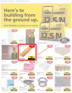 Builders KwaZulu-Natal : Here's To Building From The Ground Up (23 August - 19 September 2022), page 1