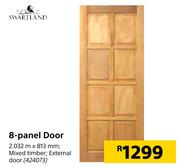 Swartland 8-Panel Door 2.032 m x 813 mm