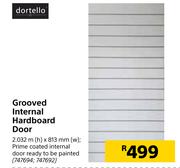 Dortello Grooved Internal Hardboard Door 2.032 m (h) x 813 mm (w)