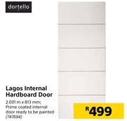 Dortello Lagos Internal Hardboard Door 2.031 m x 813 mm