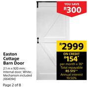 Easton Cottage Barn Door 2.1 m x 920 mm